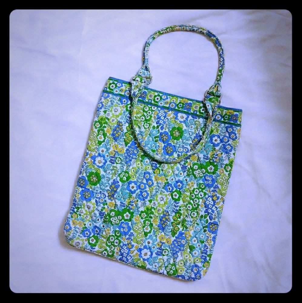 Vera Bradley green and blue tote bag